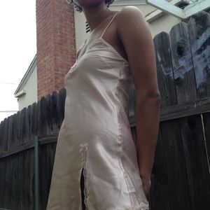 Victoria's Secret Pale Pink Satin Slip Dress